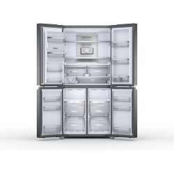 Whirlpool WQ9I MO2L EF nevera puerta lado a lado Independiente 592 L Acero inoxidable