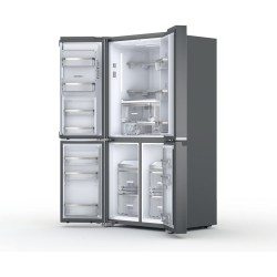 Whirlpool WQ9I MO2L EF nevera puerta lado a lado Independiente 592 L Acero inoxidable