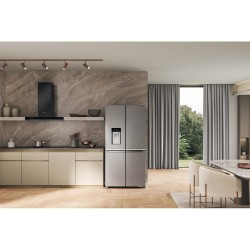 Whirlpool WQ9I MO2L EF nevera puerta lado a lado Independiente 592 L Acero inoxidable