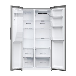 Haier HSR5918DIMP Independiente 511 L Platino, Acero inoxidable