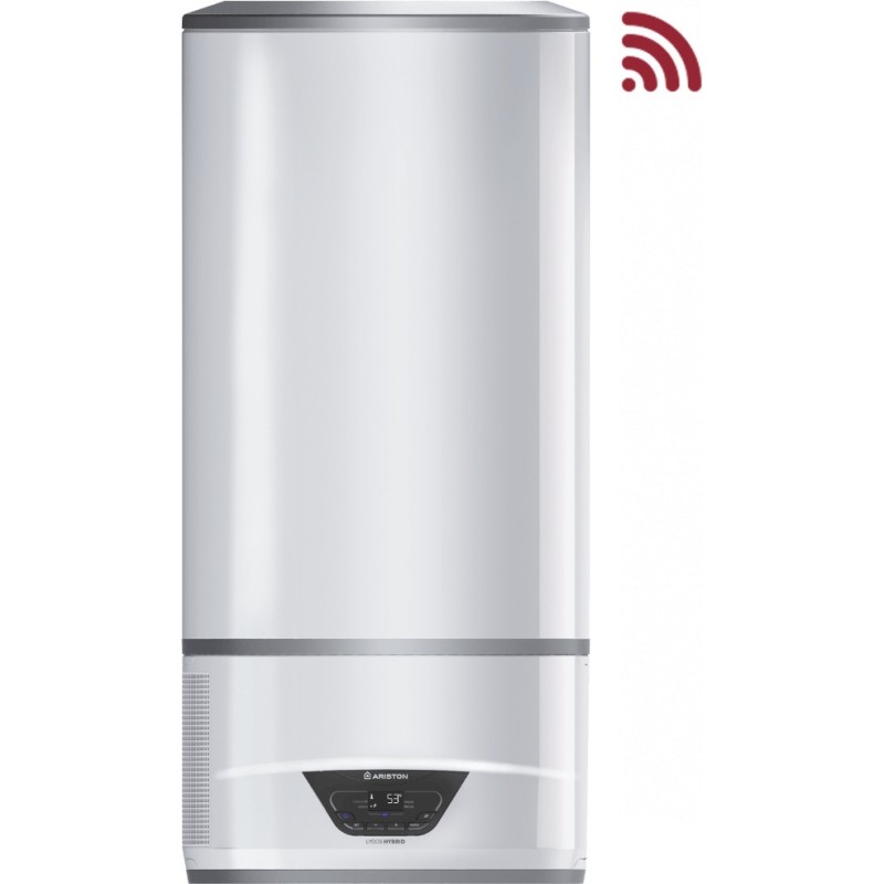 Ariston LYDOS HYBRID WI-FI 100 Horizontal Vertical Híbrido (tanque y sin tanque) Sistema de calentador combinado Blanco