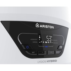 Ariston LYDOS HYBRID WI-FI 100 Horizontal Vertical Híbrido (tanque y sin tanque) Sistema de calentador combinado Blanco