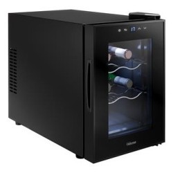 Tristar WR-7506 enfriador de vino Nevera de vino termoeléctrico Independiente Negro 8 botella(s)