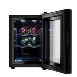 Tristar WR-7506 enfriador de vino Nevera de vino termoeléctrico Independiente Negro 8 botella(s)
