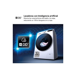 LG F2WR5S08A0W lavadora Carga frontal 8 kg 1160 RPM Blanco