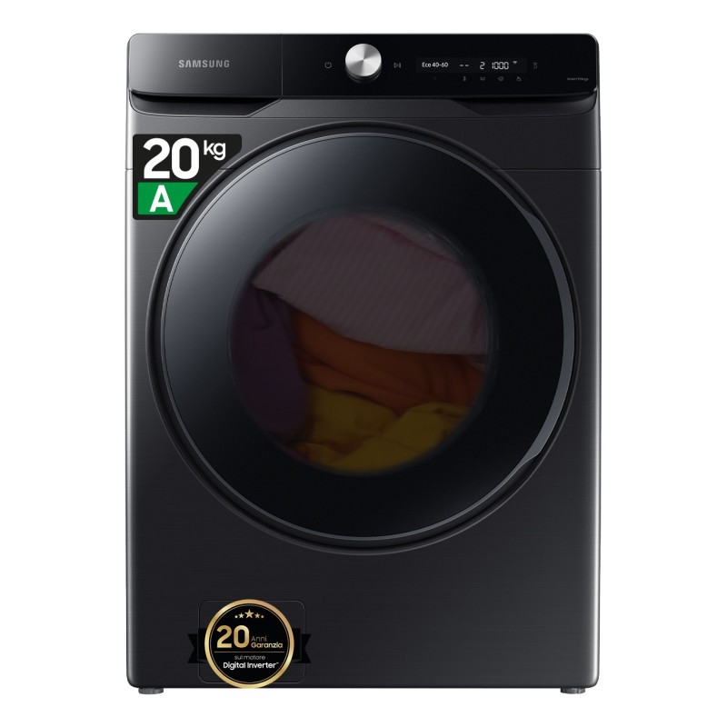 Samsung WF20DG8650BV U3 lavadora Carga frontal 20 kg 1000 RPM Negro