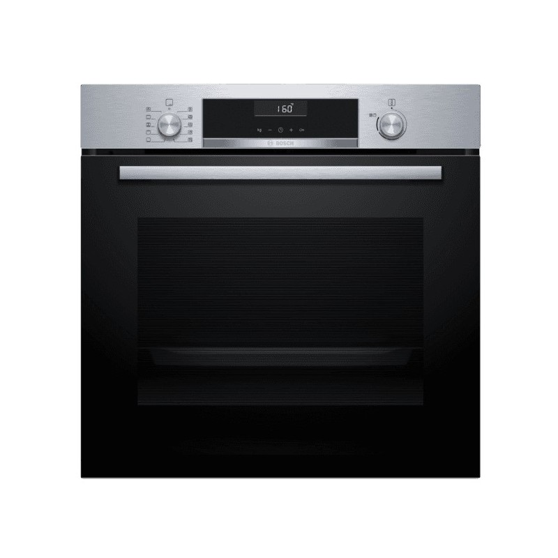 Bosch Serie 6 HBG536ES4 horno 71 L 3400 W Negro, Plata