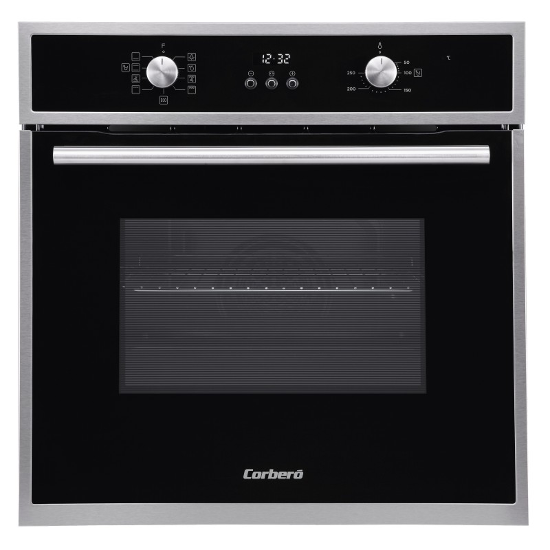 Corbero CCHMD805X horno 70 L Negro, Acero inoxidable