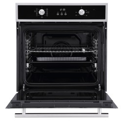 Corbero CCHMD805X horno 70 L Negro, Acero inoxidable
