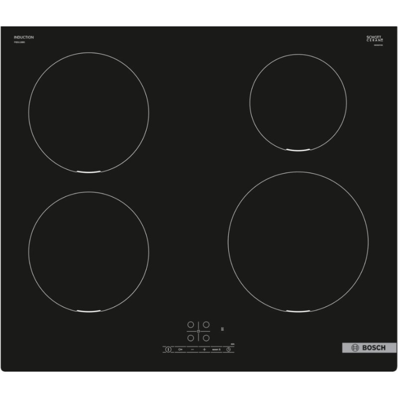 Bosch PIE611BB5E hobs Negro Integrado 60 cm Con placa de inducción 4 zona(s)