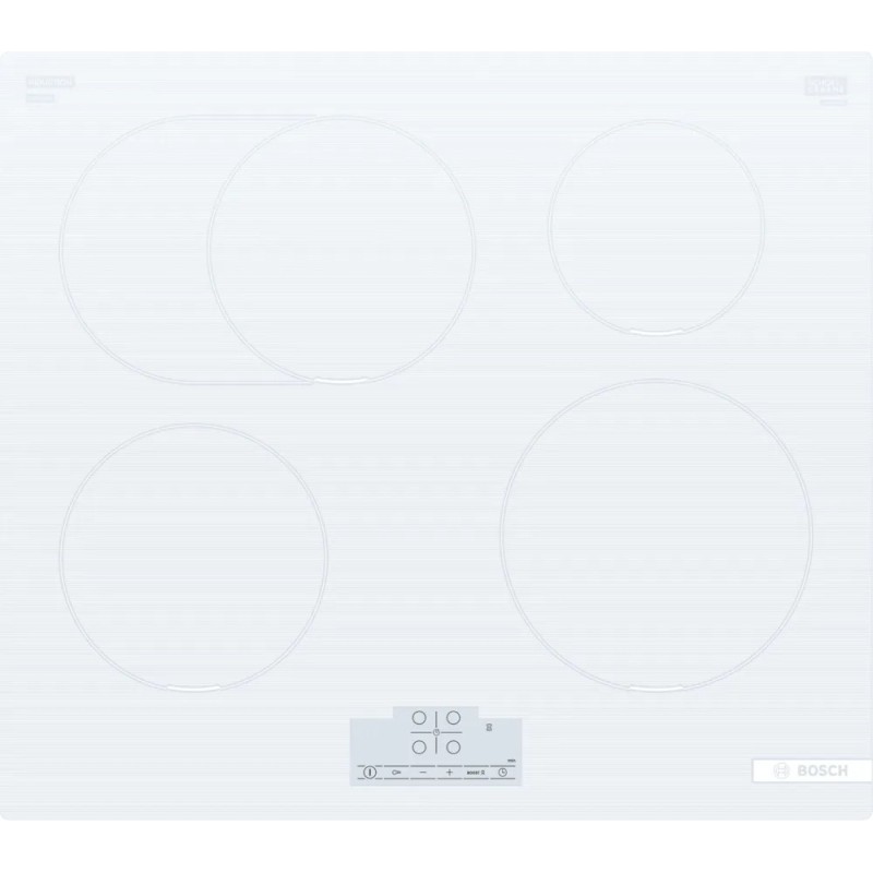 Bosch Serie 6 PIF612BB1E hobs Blanco Integrado 60 cm Con placa de inducción 4 zona(s)