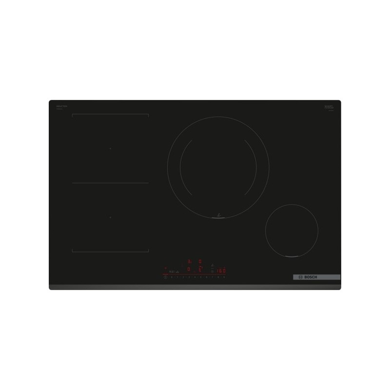 Bosch Serie 6 PVS831HC1E hobs Negro Integrado 80 cm Con placa de inducción 4 zona(s)