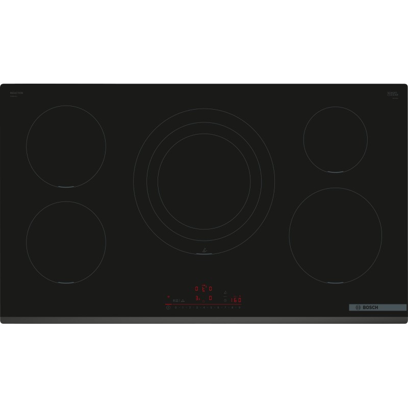 Bosch Serie 6 PIV931HC1E hobs Negro Integrado 90 cm Con placa de inducción 5 zona(s)