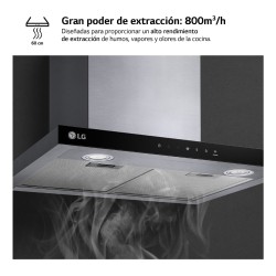 LG HCEZ2426S Telescópica o extraplana Acero inoxidable 630 m³ h