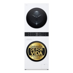 LG WT1210WWF lavadora-secadora Independiente Carga frontal Blanco