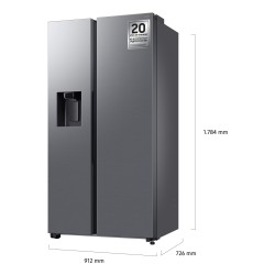 Samsung Frigorífico Americano Bespoke AI 178cm 640L Clase E Inox RS70F64KETEF