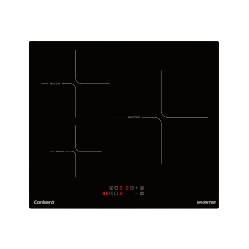 Corbero CCIM3362 hobs Negro Integrado 60 cm Con placa de inducción 3 zona(s)