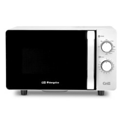 Orbegozo MIG 2070 CE microondas Negro, Blanco Microondas con grill Encimera 20 L 700 W