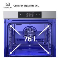 LG WS9D7651WS 76 L Acero inoxidable