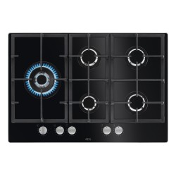 AEG HKB75820NB Negro Integrado 75 cm Encimera de gas 5 zona(s)