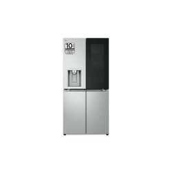 LG InstaView GMG861MBAE nevera puerta lado a lado Independiente 508 L Negro, Acero inoxidable