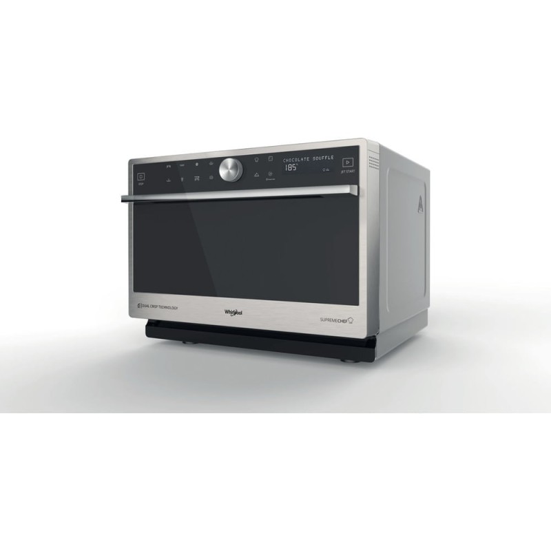 Whirlpool Supreme Chef MWSC 9133 SX Negro, Acero inoxidable Microondas combinado Encimera 33 L 1000 W