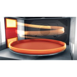 Whirlpool Supreme Chef MWSC 9133 SX Negro, Acero inoxidable Microondas combinado Encimera 33 L 1000 W