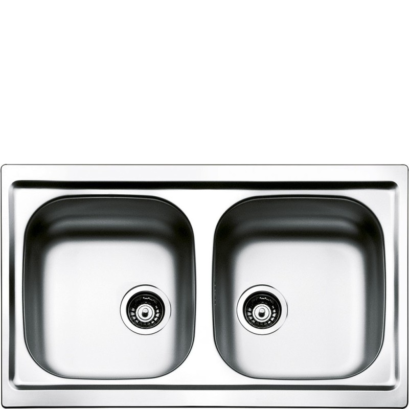 Smeg LYP792 fregadero Fregadero empotrado Rectangular Acero inoxidable