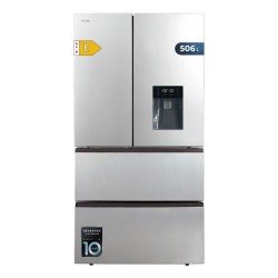 Cecotec Bolero CoolMarket FD 510 WD Inox E nevera puerta lado a lado Independiente 506 L Acero inoxidable