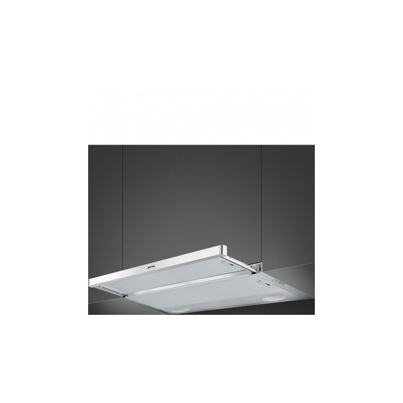 Smeg KSET91E2 campana Semintegrada (extraíble) Plata 310 m³ h