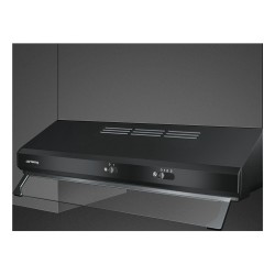 Smeg KSEC61NE3 campana Telescópica o extraplana Negro 315 m³ h