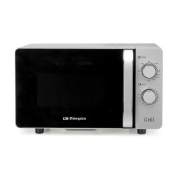 Orbegozo MIG 2072 CE microondas Negro, Plata Microondas con grill Encimera 20 L 700 W