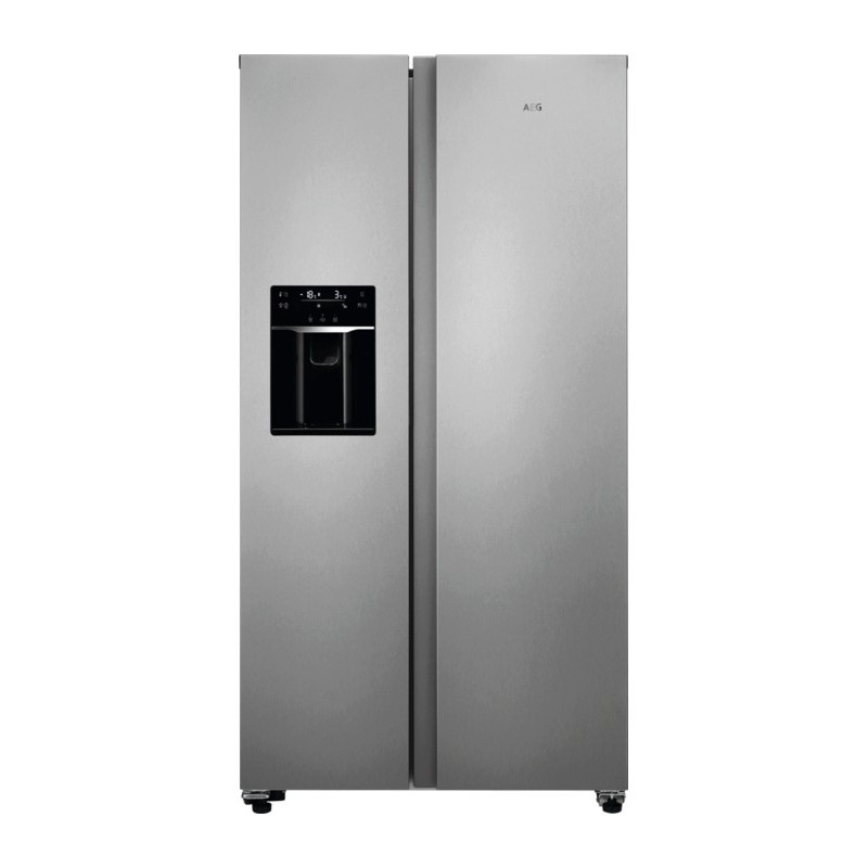 AEG ORX9V351DU nevera puerta lado a lado Independiente 572 L Acero inoxidable