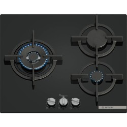 Bosch Serie 6 PPC6A6I10 hobs Negro Integrado 60 cm Encimera de gas 3 zona(s)