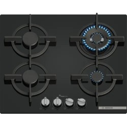 Bosch Serie 6 PPH6A6I10 hobs Negro Integrado 60 cm Encimera de gas 4 zona(s)