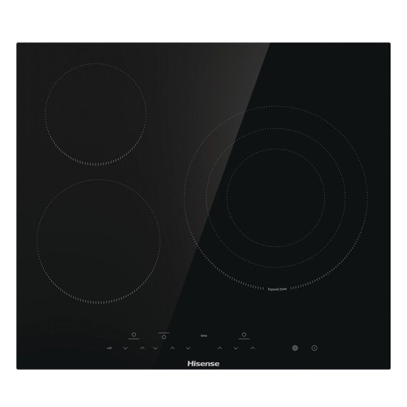 Hisense E6332BSCE hobs Negro Integrado 60 cm Cerámico 3 zona(s)