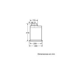 Balay 3BF277EX campana Encastrada Acero inoxidable 730 m³ h