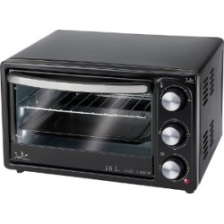 JATA HN916 horno tostador 16 L 1200 W Negro, Acero inoxidable Parrilla