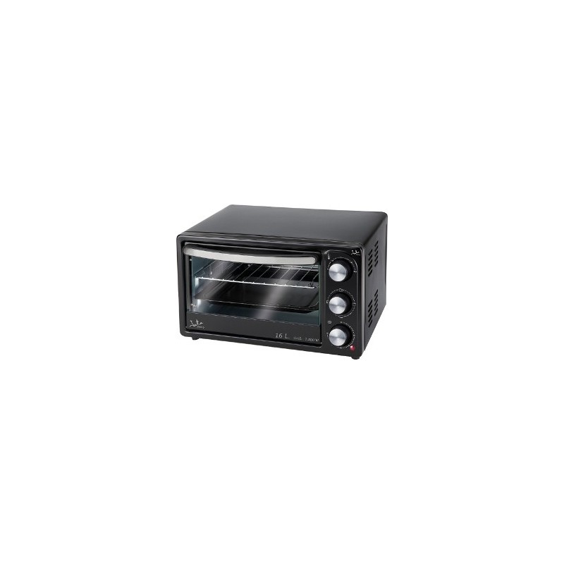 JATA HN916 horno tostador 16 L 1200 W Negro, Acero inoxidable Parrilla