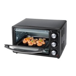 JATA HN916 horno tostador 16 L 1200 W Negro, Acero inoxidable Parrilla