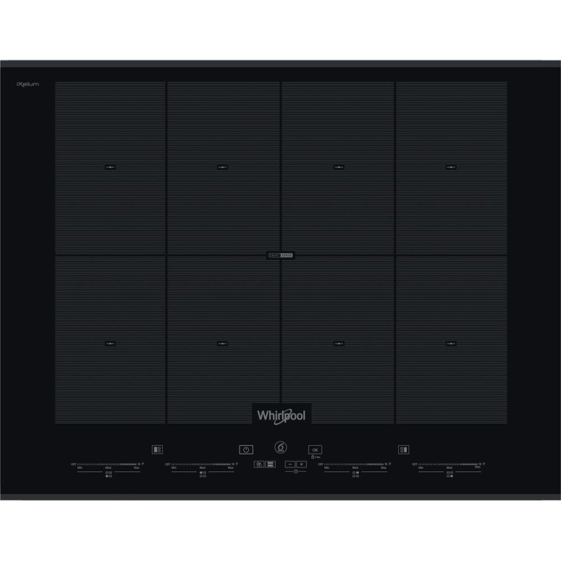 Whirlpool SMO 658C BT IXL Negro Integrado 70 cm Con placa de inducción 8 zona(s)