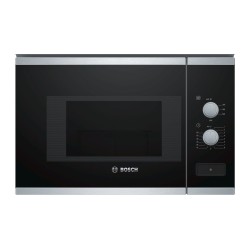 Bosch BFL520MS0 microondas Negro, Acero inoxidable Microondas combinado Integrado 20 L 800 W