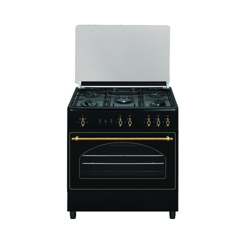 Vitrokitchen RU9060B cocina Cocina independiente Gas Encimera de gas Antracita