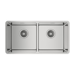 Teka Be Linea RS15 2C 860 Lavabo sobre-encimera Rectangular Acero inoxidable