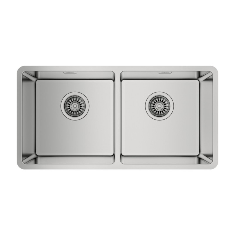 Teka Be Linea RS15 2C 860 Lavabo sobre-encimera Rectangular Acero inoxidable