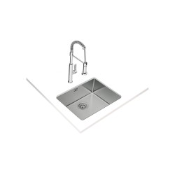 Teka BELinea RS15 50.40 Fregadero encastrado bajo encimera Rectangular Acero inoxidable