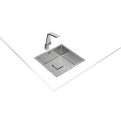 Teka Flex Linea RS15 45.40 Fregadero encastrado bajo encimera Plaza Acero inoxidable