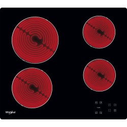 Whirlpool AKT 8090 NE Negro Integrado 60 cm Cerámico 4 zona(s)