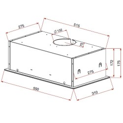 Teka GFG 2 De pared Negro 388 m³ h
