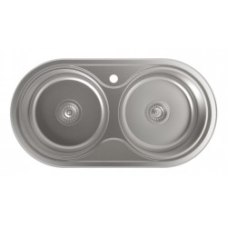 CATA R-2 AG Lavabo sobre-encimera Círculo Acero inoxidable
